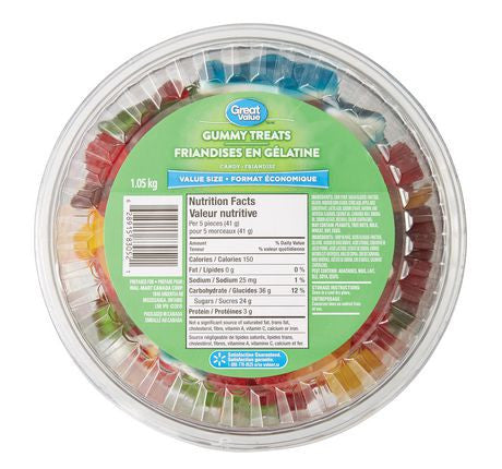 Great Value Fruit Slices, 500 g 