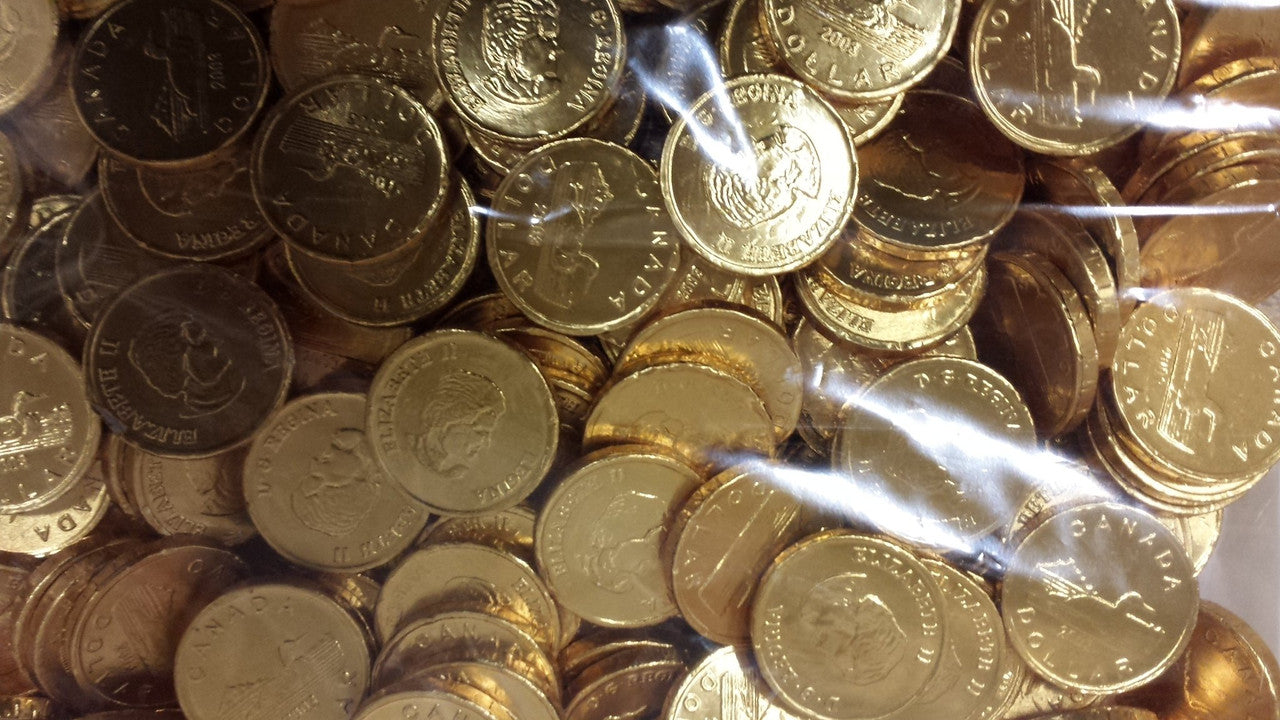 Chocolate Loonie Coins - Edible Promotions