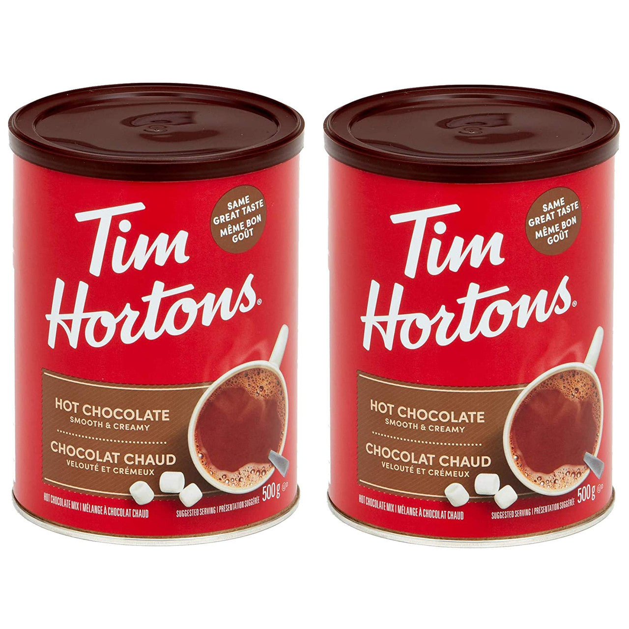 2 x Tim Hortons Cafe Mocha Coffee & Hot Chocolate Mix 8 x 28g Packets Each  FRESH