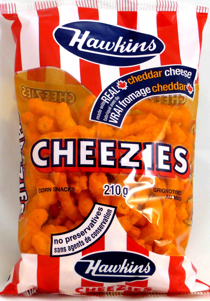 Hawkins, Cheezies Corn Snacks, 36pk x 36g (1.3 oz) {Imported from Canada}