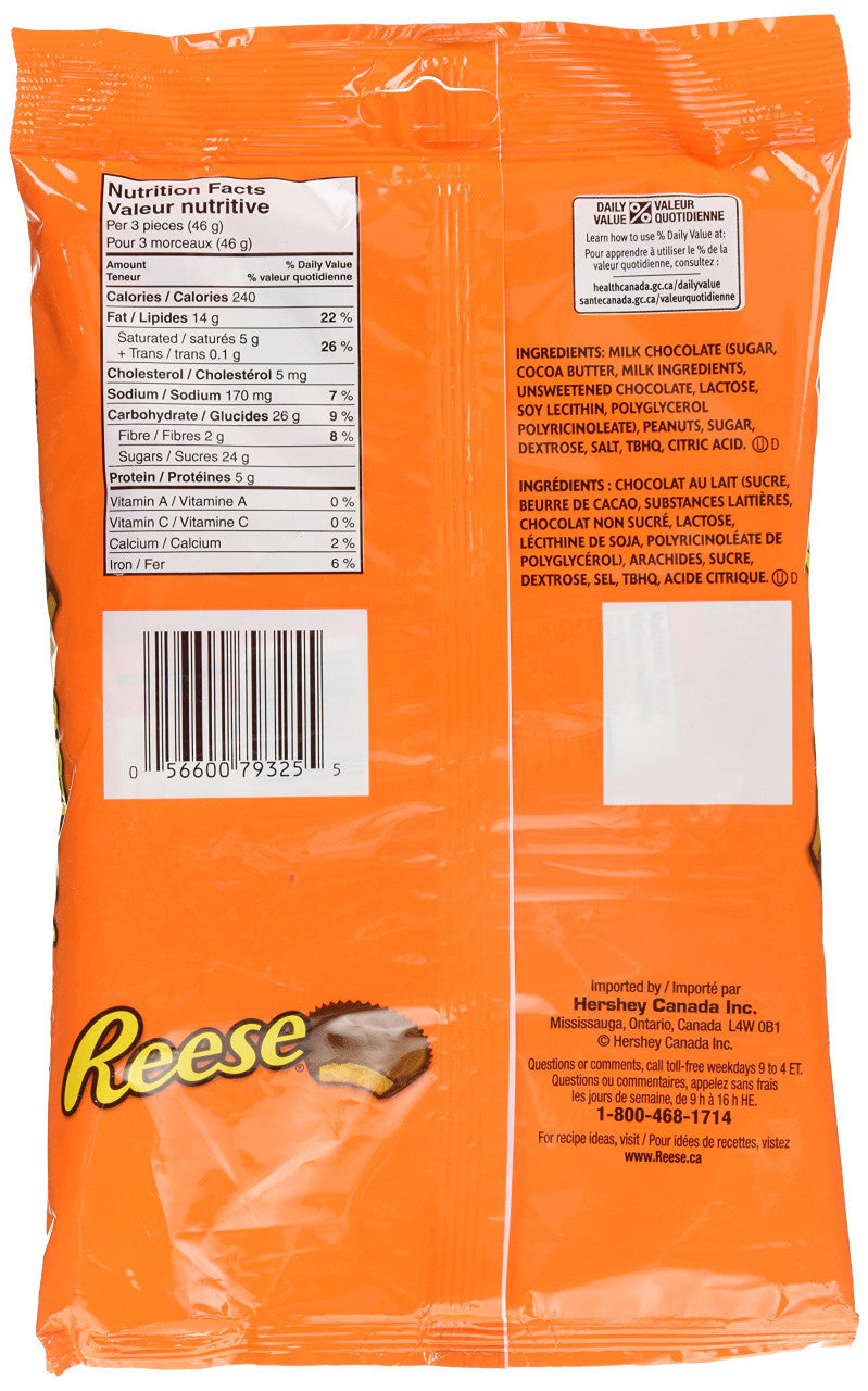 Reese's Pieces Peanut Peg Bag, 104g/3.7oz. (Imported from Canada)