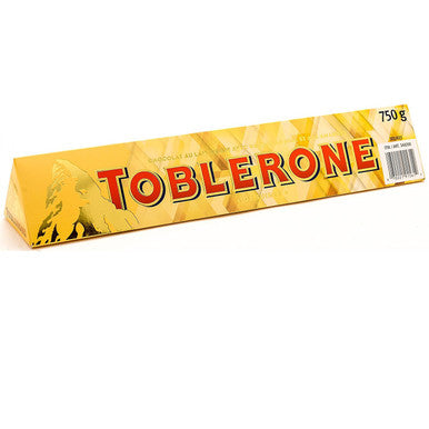 Toblerone 12.7 Oz - 360g Swiss White Chocolate Nougat Bar Extra