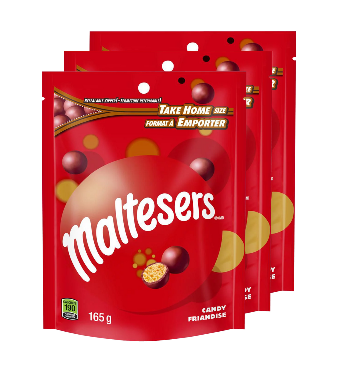 Maltesers Crunchy Chocolate balls - Celebration Size - 800g/1.7lbs.  {Imported from Canada}