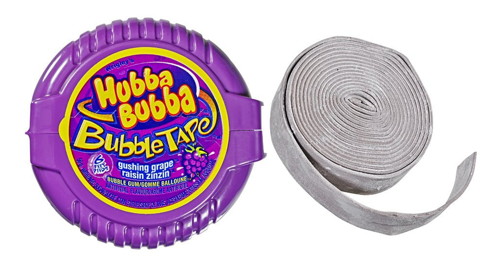 Hubba Bubba Bubble Tape, Awesome Original, 6 Feet of Gum, (12pk) {Canadian}