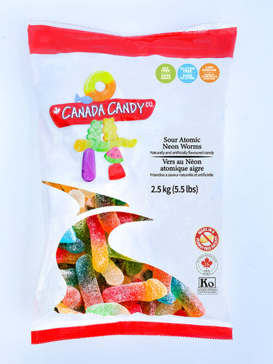 Great Value Sour Gummy Worms, 210 g 