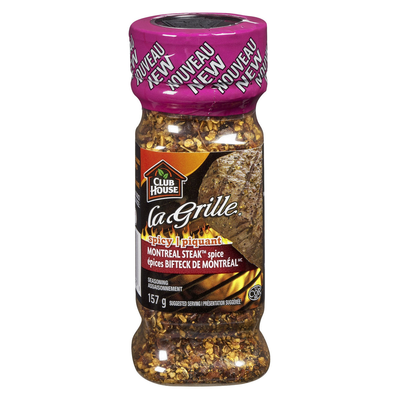 Club House La Grille Montreal Steak Spice 188g 6.6oz. Imported