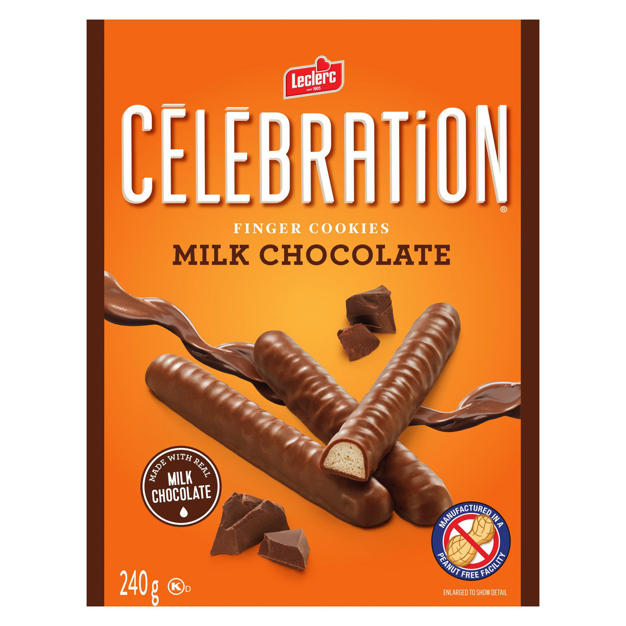 Une sélection de chocolats d'une boîte de célébrations Photo Stock