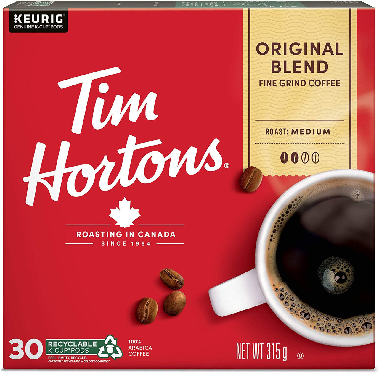 Tim Hortons Double Double Instant Coffee Mix, 8 x 28g/1 oz. {Imported from  Canada}