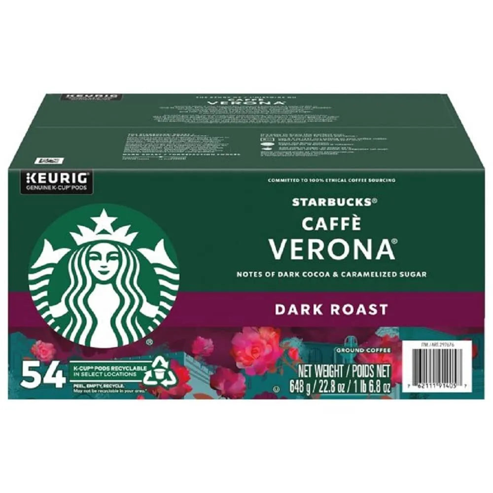 Starbucks Pike Place Medium Roast Coffee, Capsules for Nespresso Vertuo, 8  count, 100g/3.5 oz. Box {Imported from Canada} 