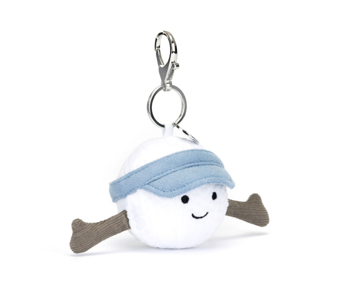 Jellycat Amuseable Golf Ball Bag Charm