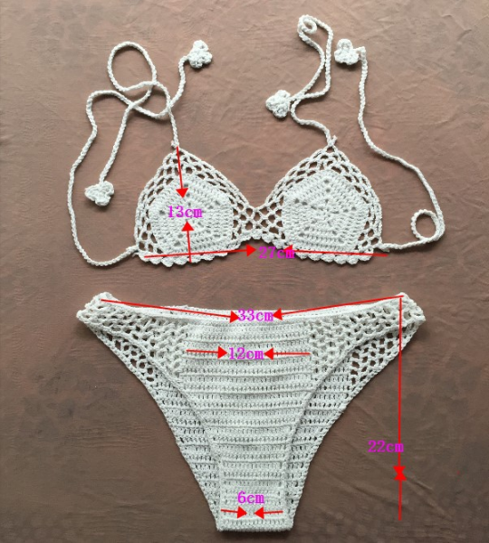 Sexy Knitting Bikini Swimsuit – wensoal