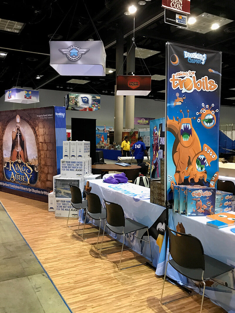 Gen Con 50 - Breaking Games booth