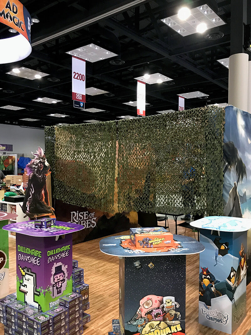 Gen Con 50 - Breaking Games booth