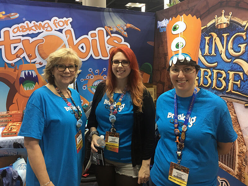 Gen Con 50 - Breaking Games Booth Sales Team