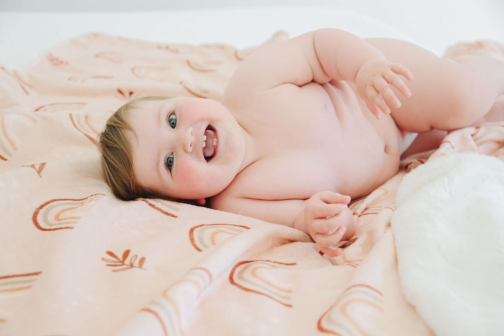 Waterproof Baby Rainbow Splash Blanket™