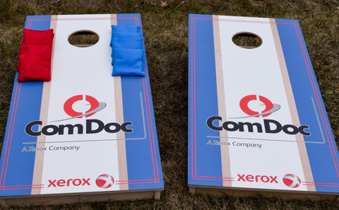 ComDoc Custom Corporate Cornhole Boards Set
