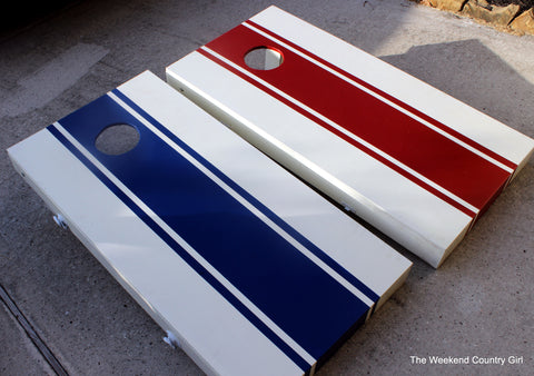 Painted Cornhole Boards