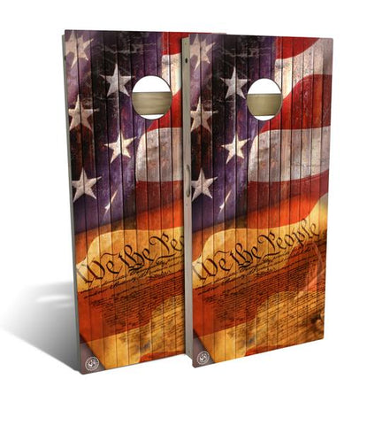 Picture of We the People Patriotic Cornhole Board Set
