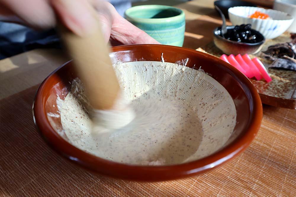 traditional Iwate walnut sauce