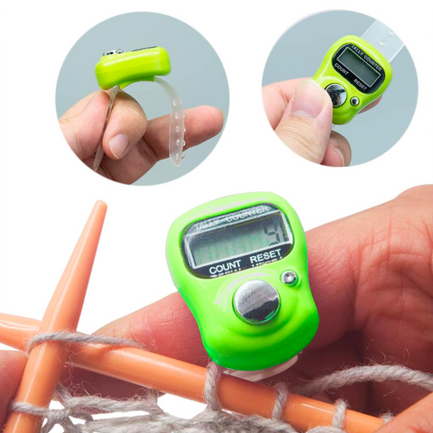 Digital Row Counter for Knitting & Crocheting