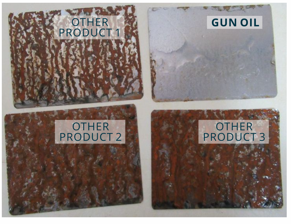 Sea salt test of gun oil best performance of super nano grease