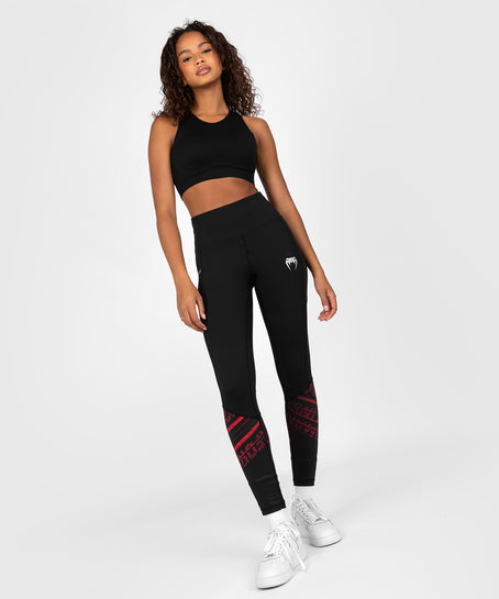 Venum Leggings Monogram Femme - Noir/Rose/Or