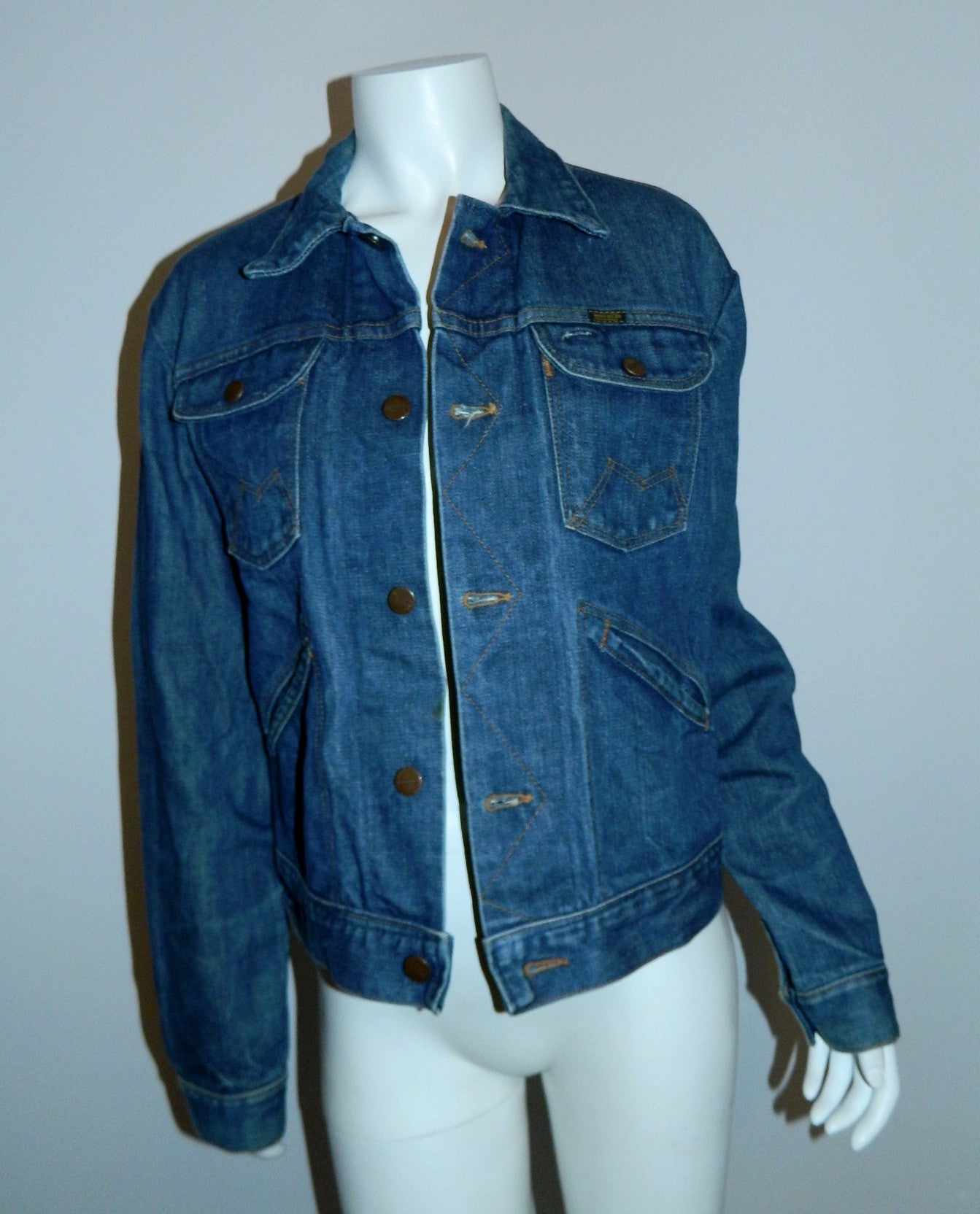 vintage denim MAVERICK Blue Bell jean jacket size 38 – Retro Trend Vintage