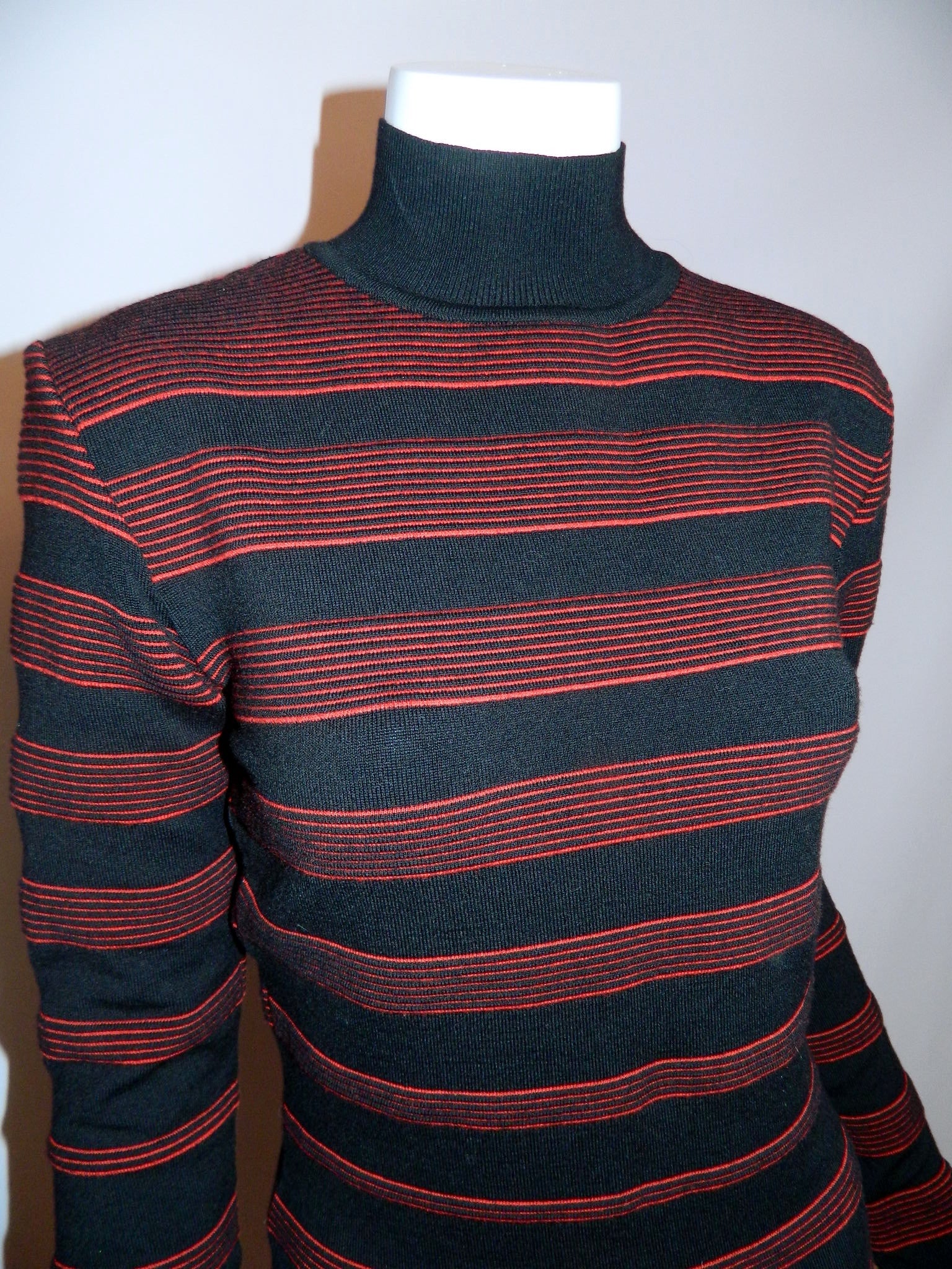 vintage 1980s dress Thierry Mugler by Alaia Bandage wool Body Con knit ...