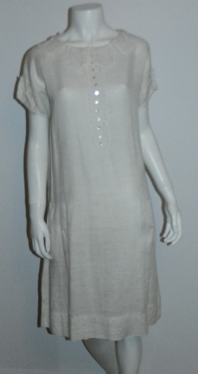 antique white dress