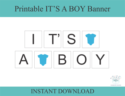 banner its a boy
