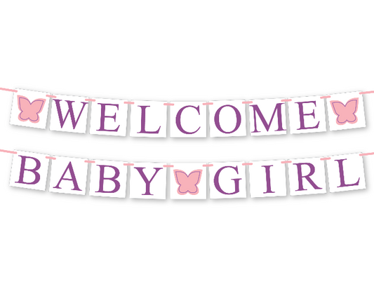 Baby Shower Decorations for Girl - Jumbo Set All Inclusive Baby Boxes with Letters for Baby Shower - Pink Girl Baby Shower Decoration