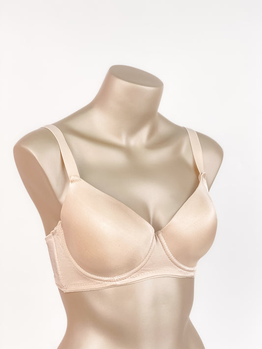 Buy Florich Light Padded Full Coverage Bra (B, Skin, 32) Online at