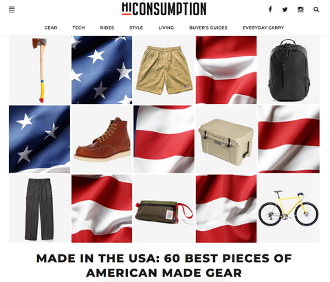 HiConsumption 60 Best Pieces of American Made Gear