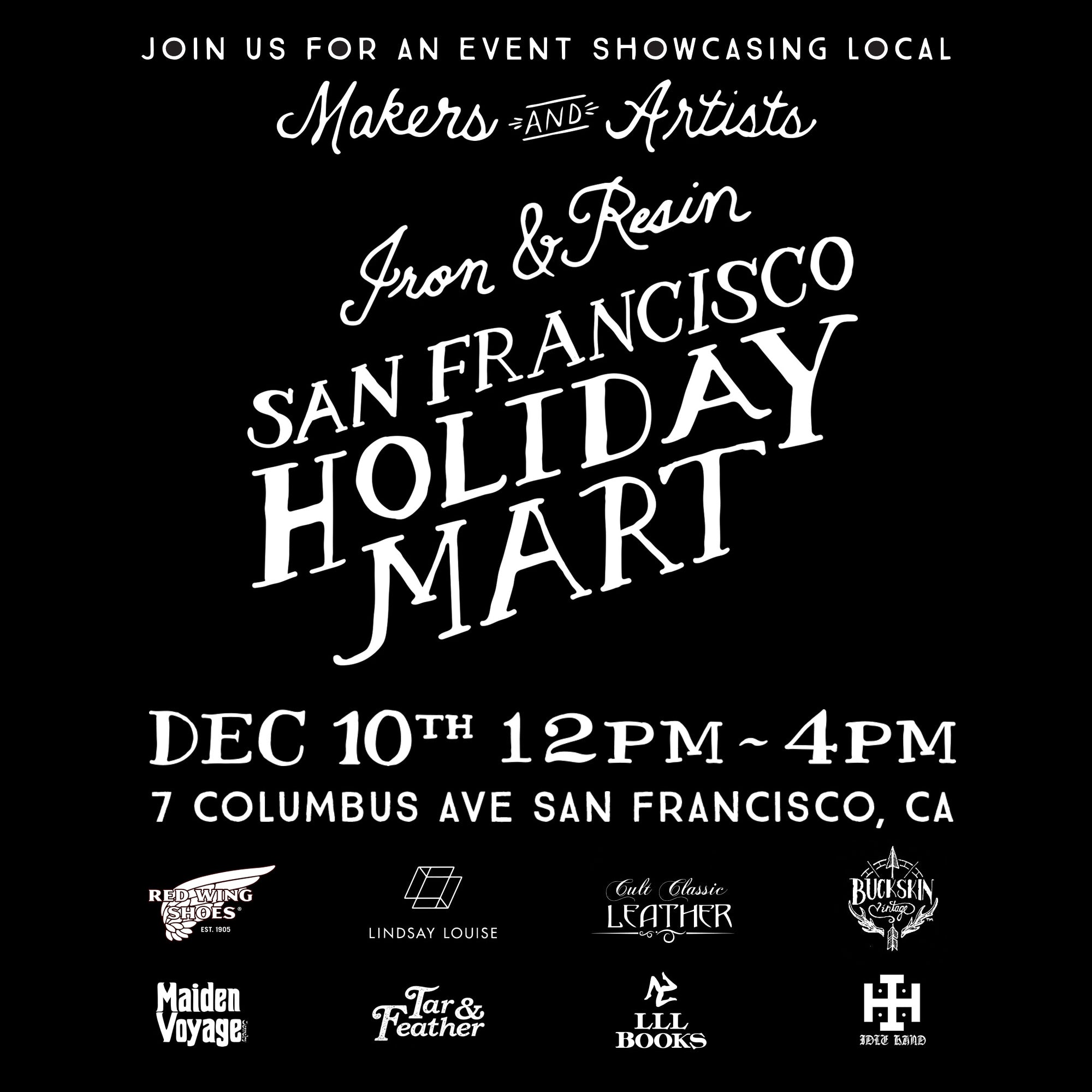 San Francisco Holiday Mart Iron & Resin
