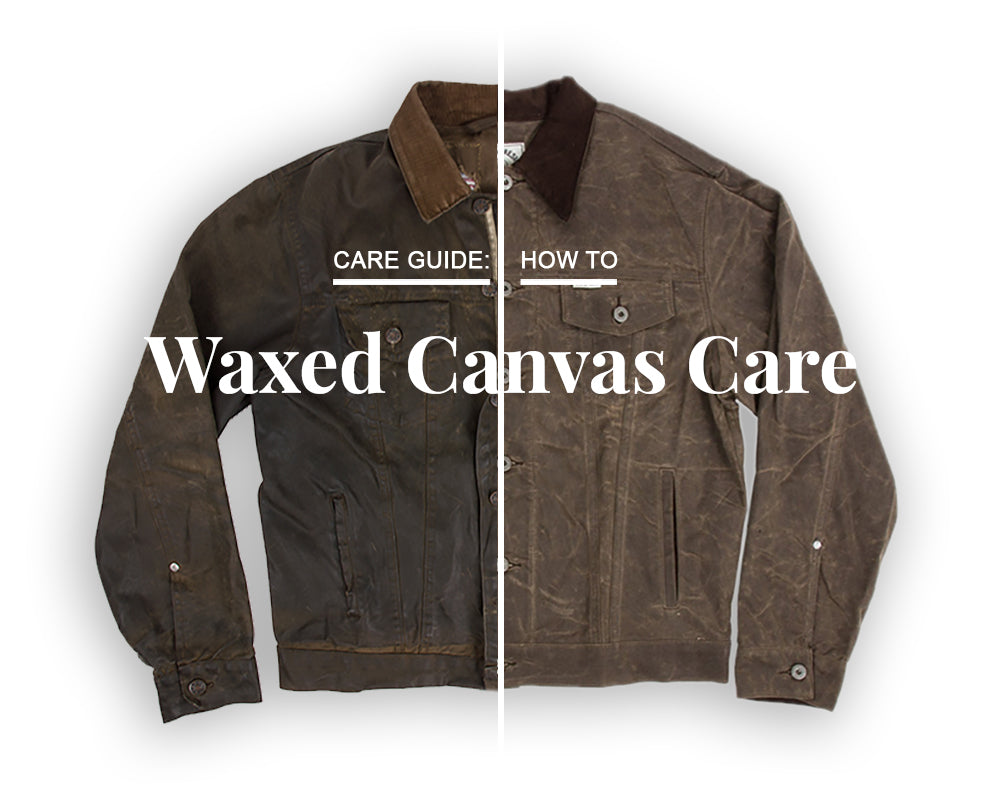 waxing a cotton jacket