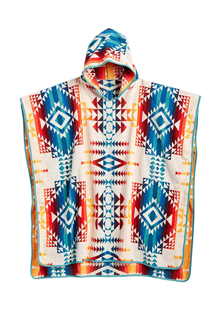 Pendleton Adult Jacquard Hooded Towel - Pilot Rock Ivory