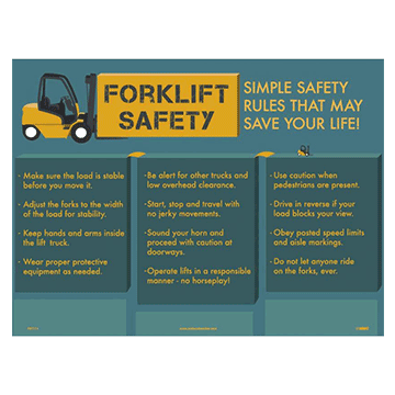 Forklift Safety Poster – XO Safety