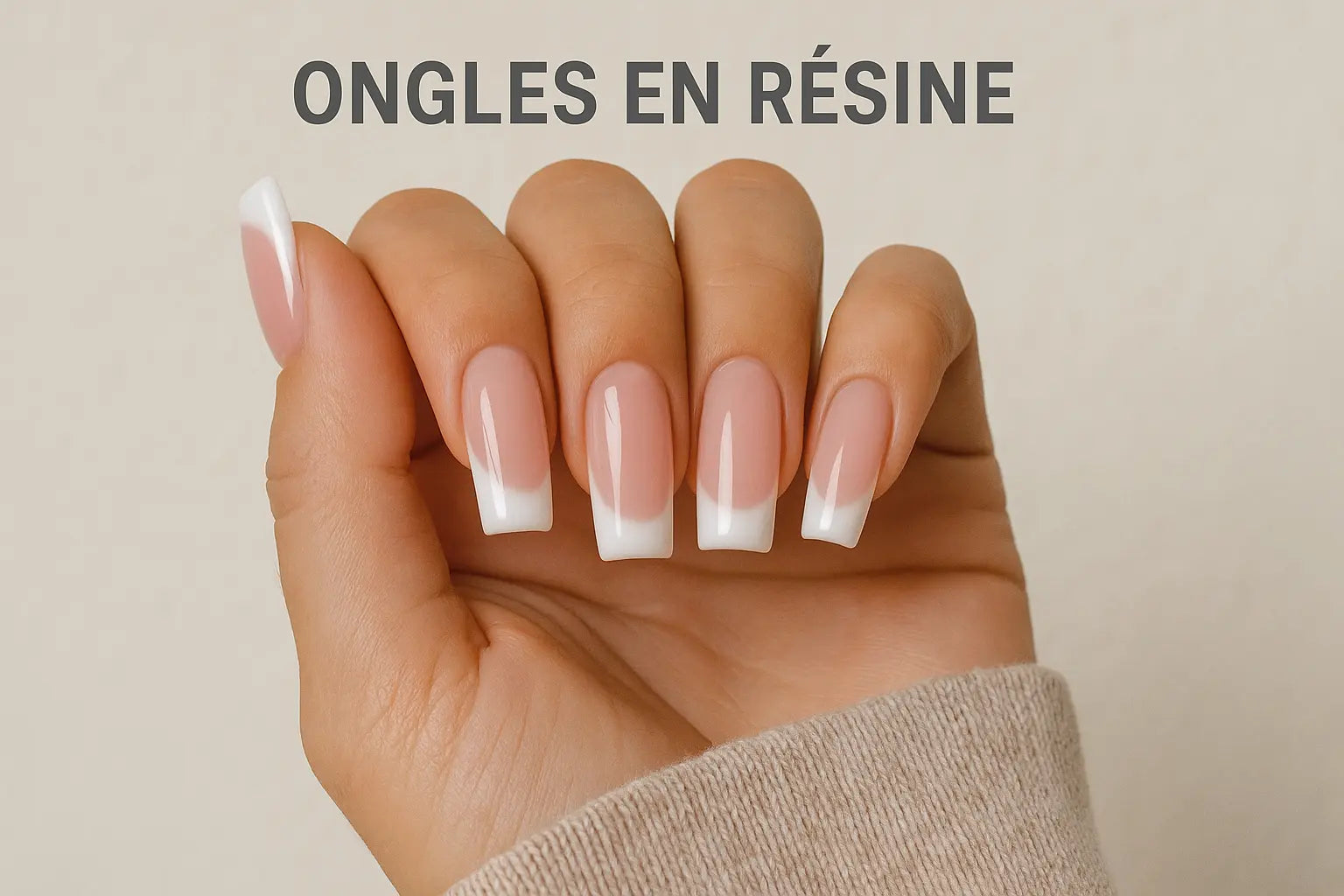ongle en résine