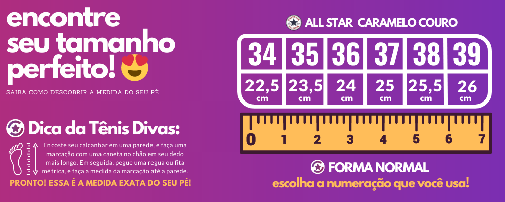 Tênis All Star Cano Alto Courino Caramelo Feminino Premium