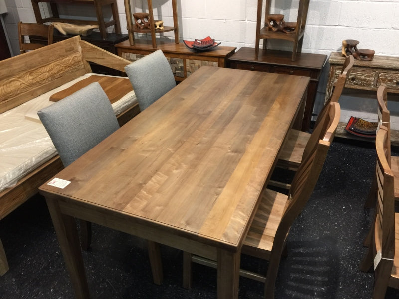 Maple Wood Dining Table 72 x 35 - R-Home Furniture