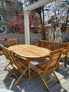 garden table and chairs b and q