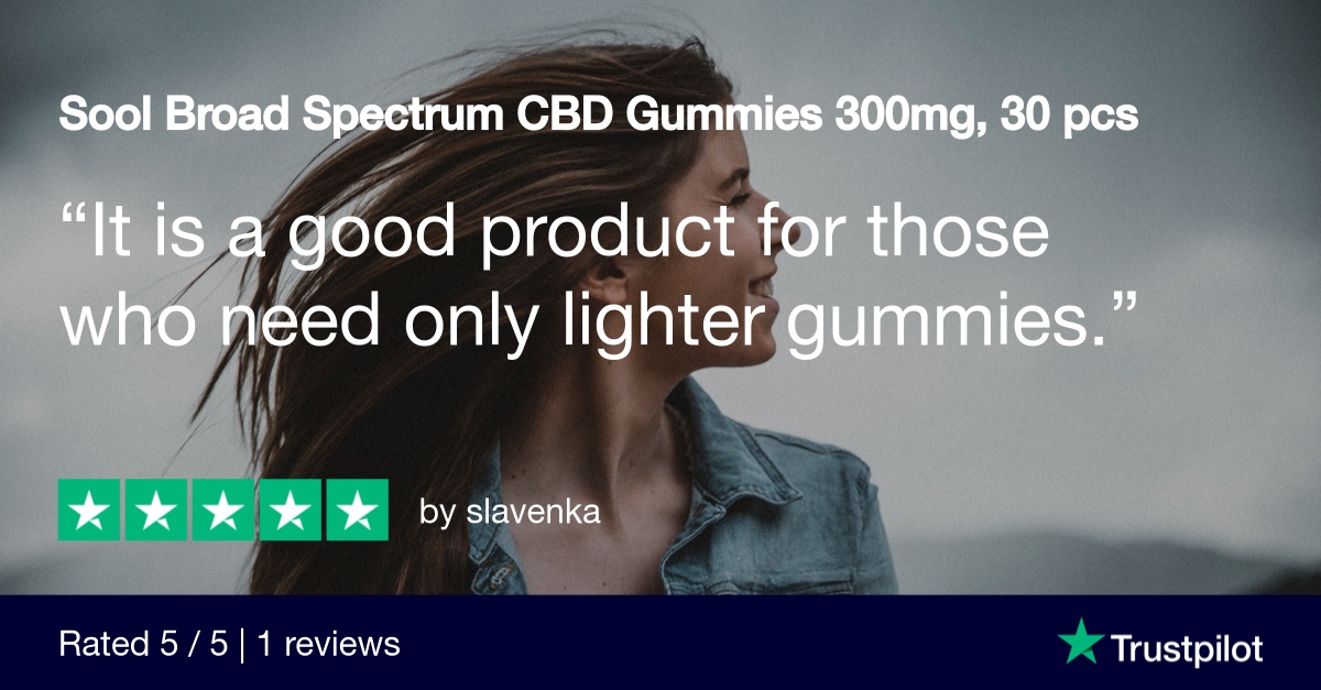 CBD Gummies 300mg 30pcs - Broad Spectrum CBD rewievs