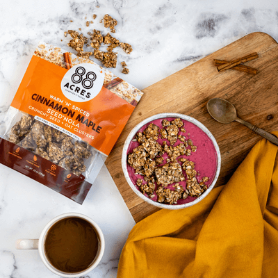 Cinnamon Maple Seed'nola on Smoothie Bowl