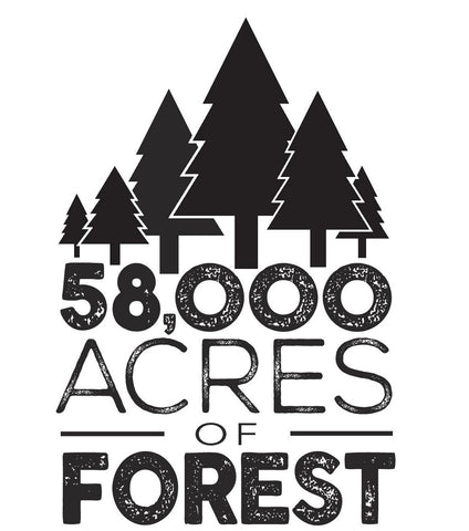 58,000 acres of forest