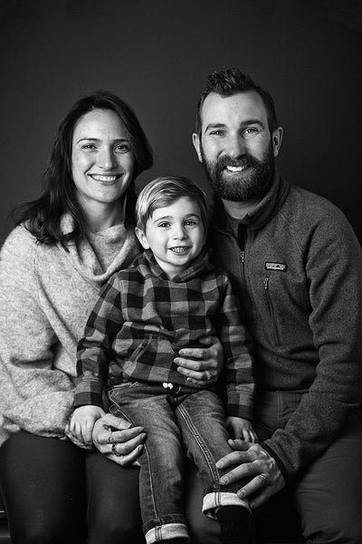 88 Acres Co-Founders Nicole Ledoux and Rob Dalton, with their son Emmett