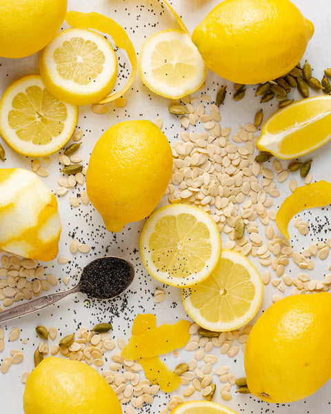 lemons and poppy seeds