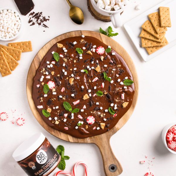 Peppermint Hot Chocolate Butter Board