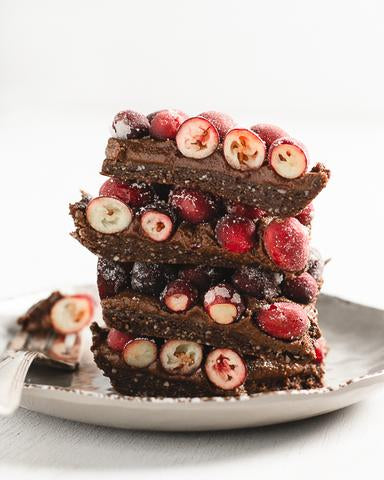 Cranberry Fudge Bars