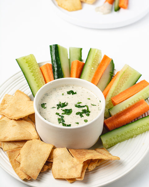 vegan ranch dressing with watermelon seed butter