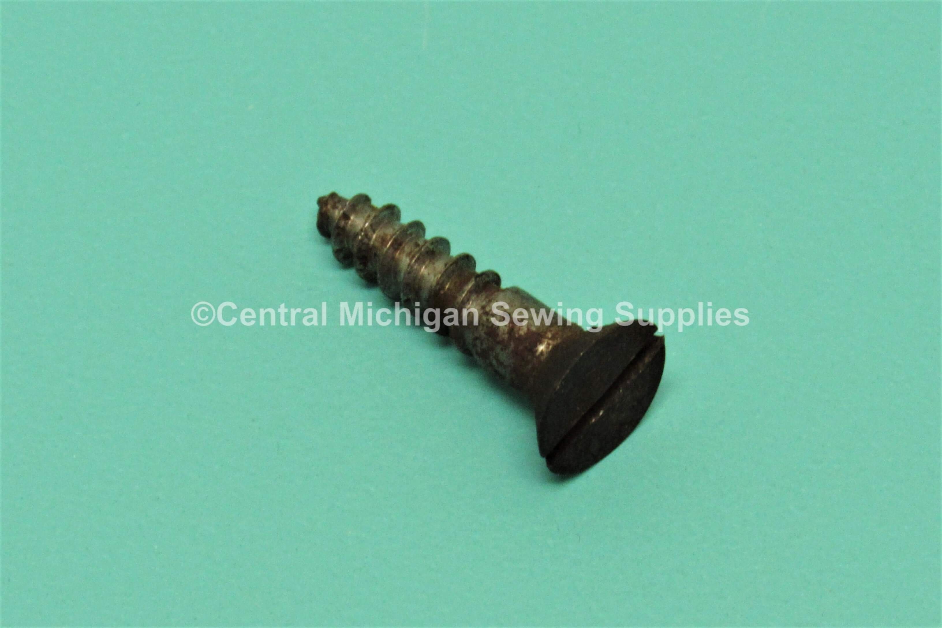 Vintage Original Singer Sewing Machine Treadle Cabinet Wood Screw